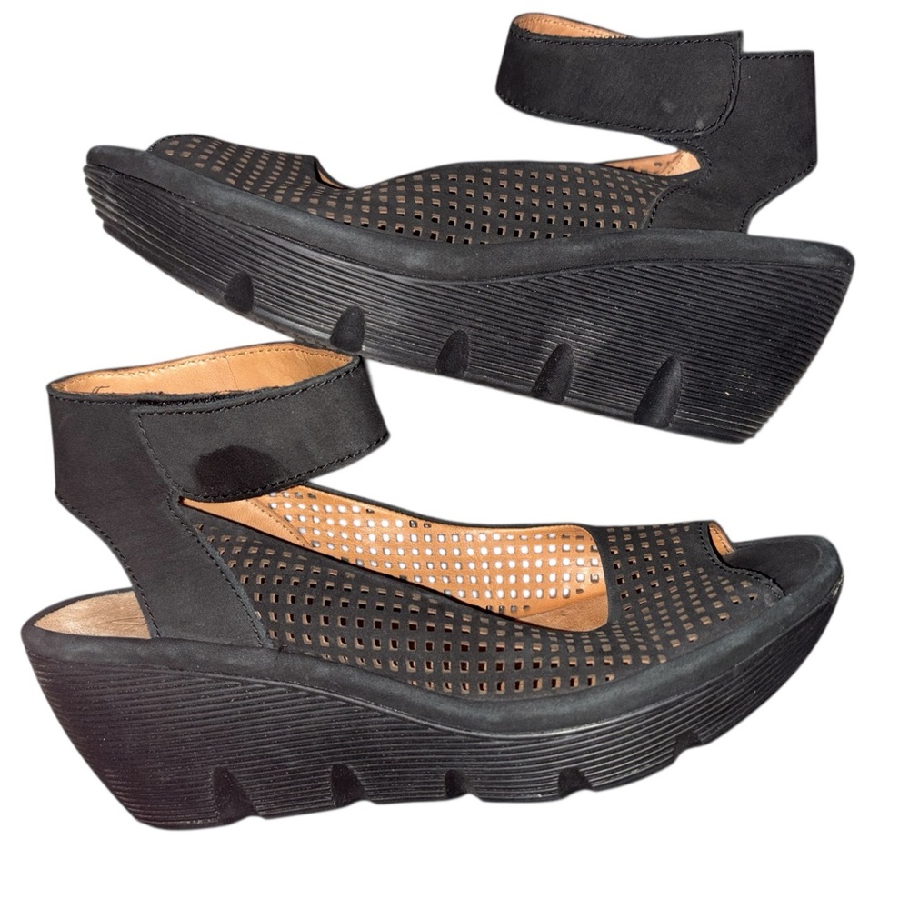 Clarks Artisan Clarene Award Wedge Sandals - Picture 4 of 8